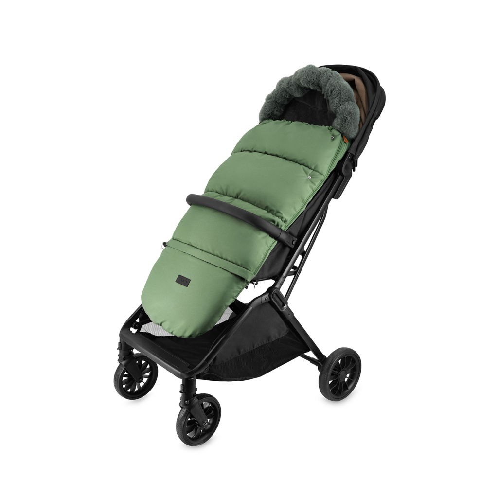Зимовий конверт MoMi Sleeping bag 2 в 1 green (AKCE00051) - зображення 5