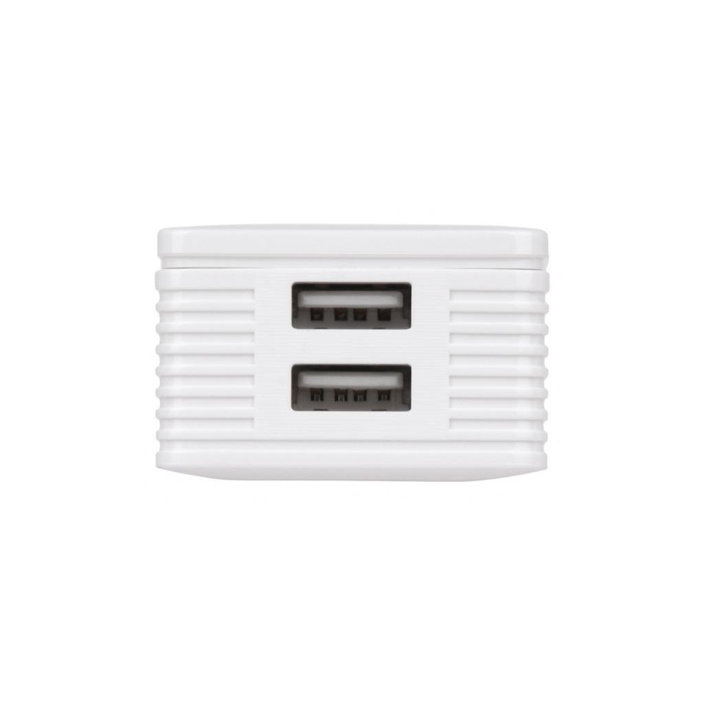 Зарядний пристрій 2E Wall for 2 USB - DC5.0V/4.2 A, white (2E-WC4USB-W) - зображення 3