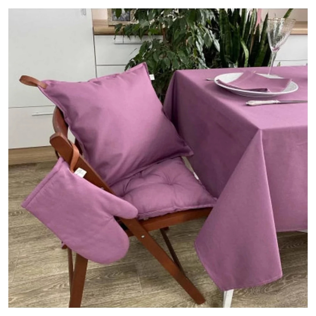 Скатертина Прованс Violet 145х145 см (4823093429482) - зображення 5