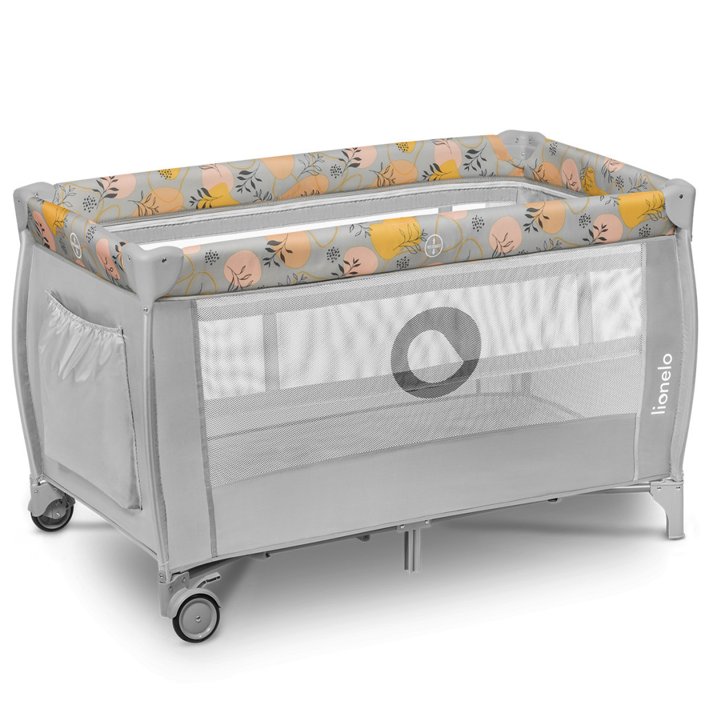 Дитячий манеж Lionelo Stefi Plus Pink Yellow (LO-STEFI PLUS PINK YELLOW) - зображення 4