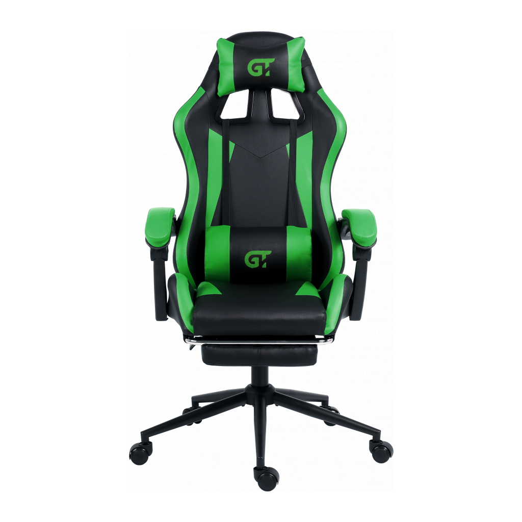 Крісло ігрове GT Racer X-2323 Black/Green - зображення 2