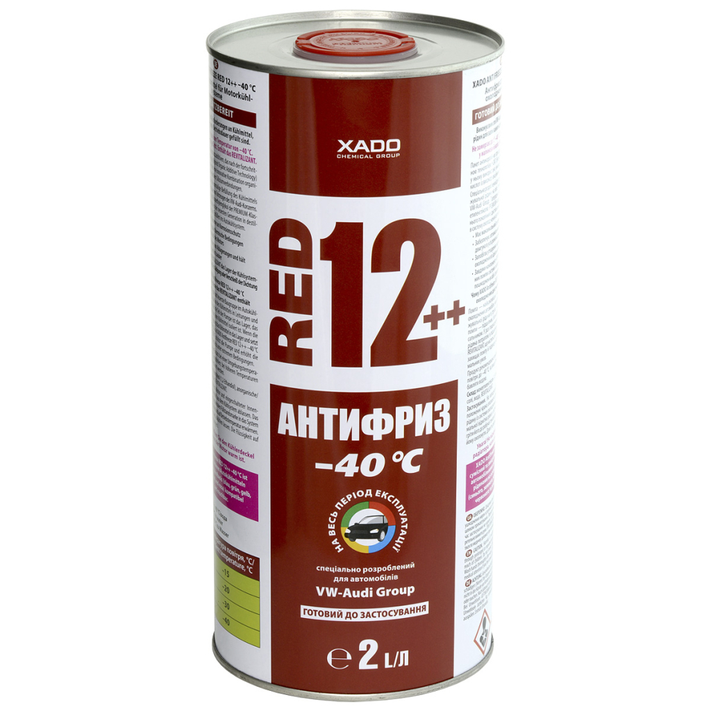 Антифриз Xado Red 12++ -40  2 л (XA 50209_1) - зображення 1