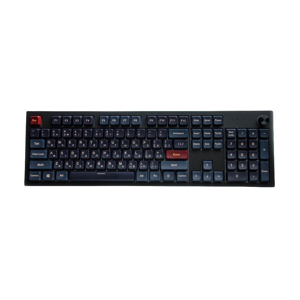 Клавіатура MONTECH MK105DR Full size DR USB UA Black (MK105DR) - зображення 1
