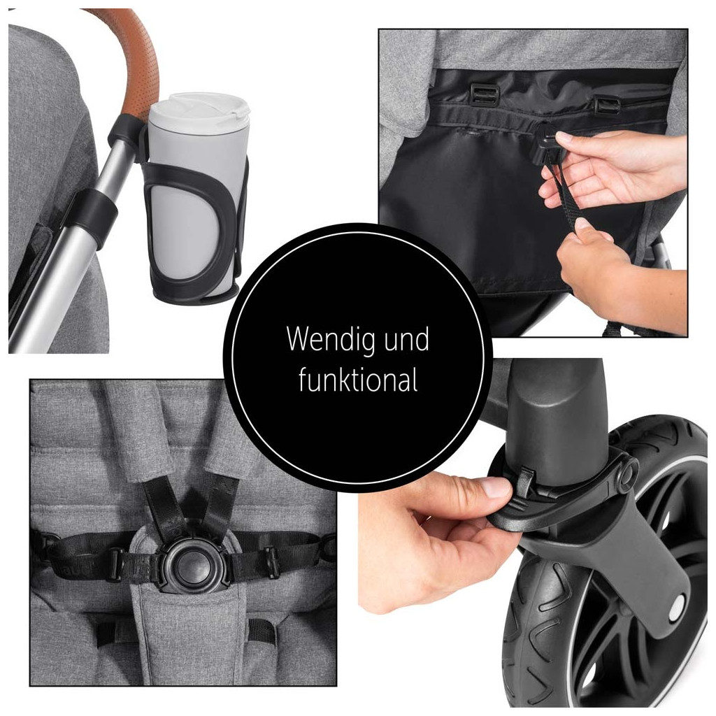 Коляска Hauck Uptown Melange Grey (14828-0) - зображення 5