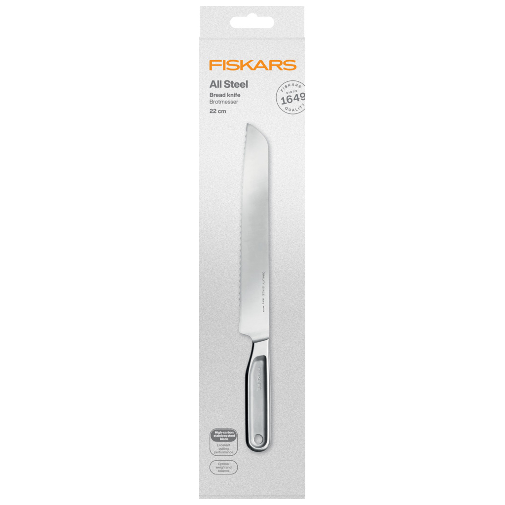 Кухонний ніж Fiskars All Steel для хліба 22,1 см (1062883) - зображення 3