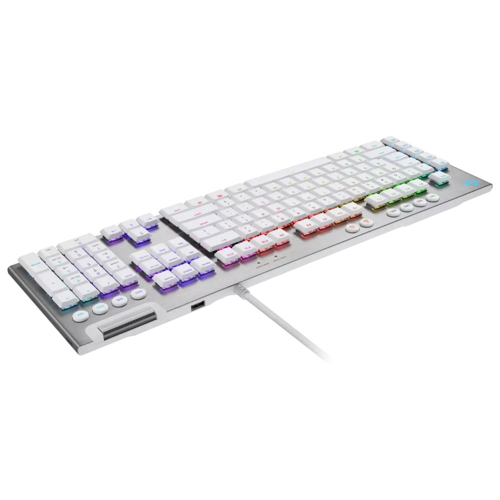Клавіатура Logitech G815 Lightsync RGB Mechanical GL Tactile USB UA White (920-011359) - зображення 5