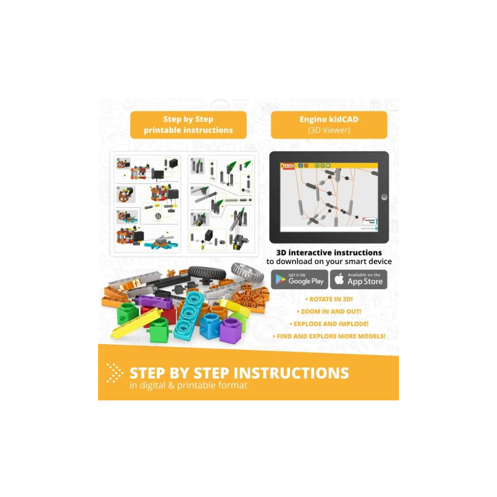 Конструктор Engino STEM & Robotics Mini Set v2 (E20) - зображення 4