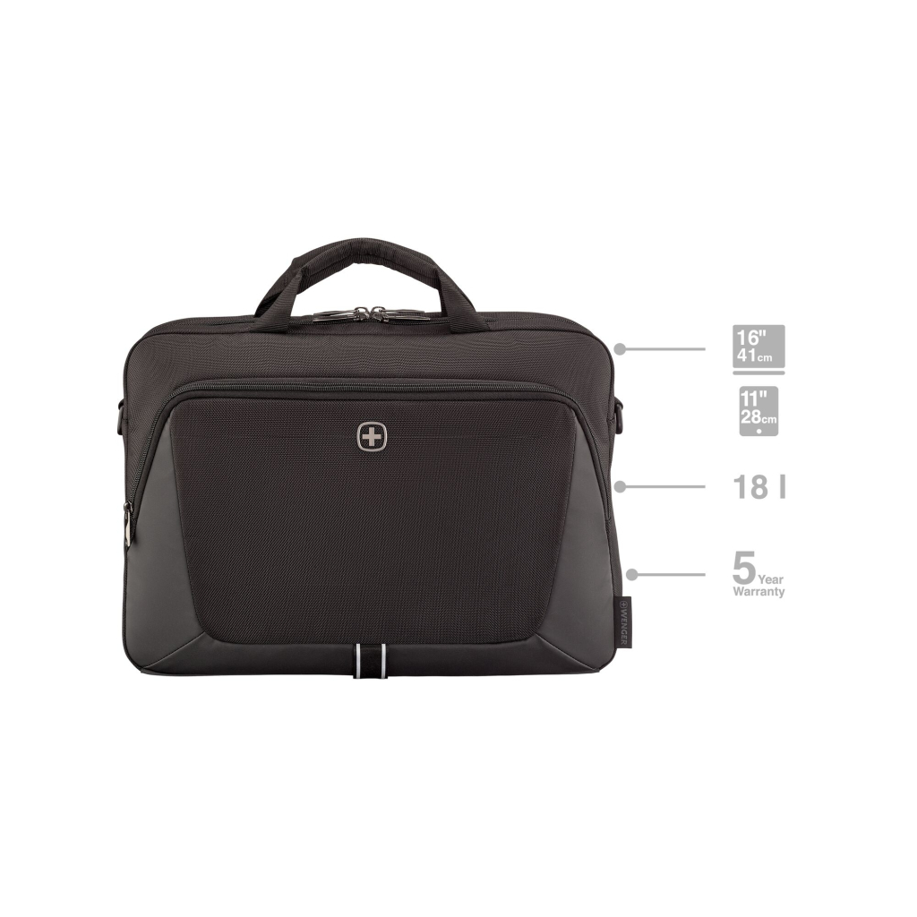 Сумка для ноутбука Wenger 16" XE Brief Black (653300) - зображення 3