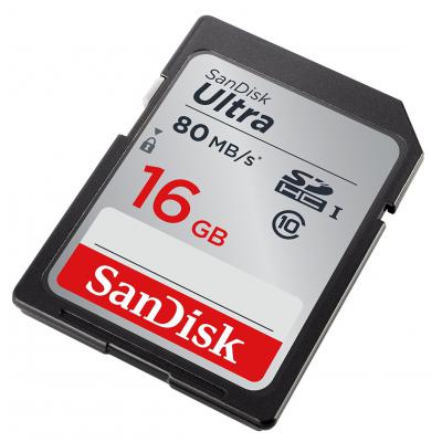 Карта пам'яті SanDisk 16GB SDHC Ultra Class 10 UHS (SDSDUNC-016G-GN6IN) - зображення 2