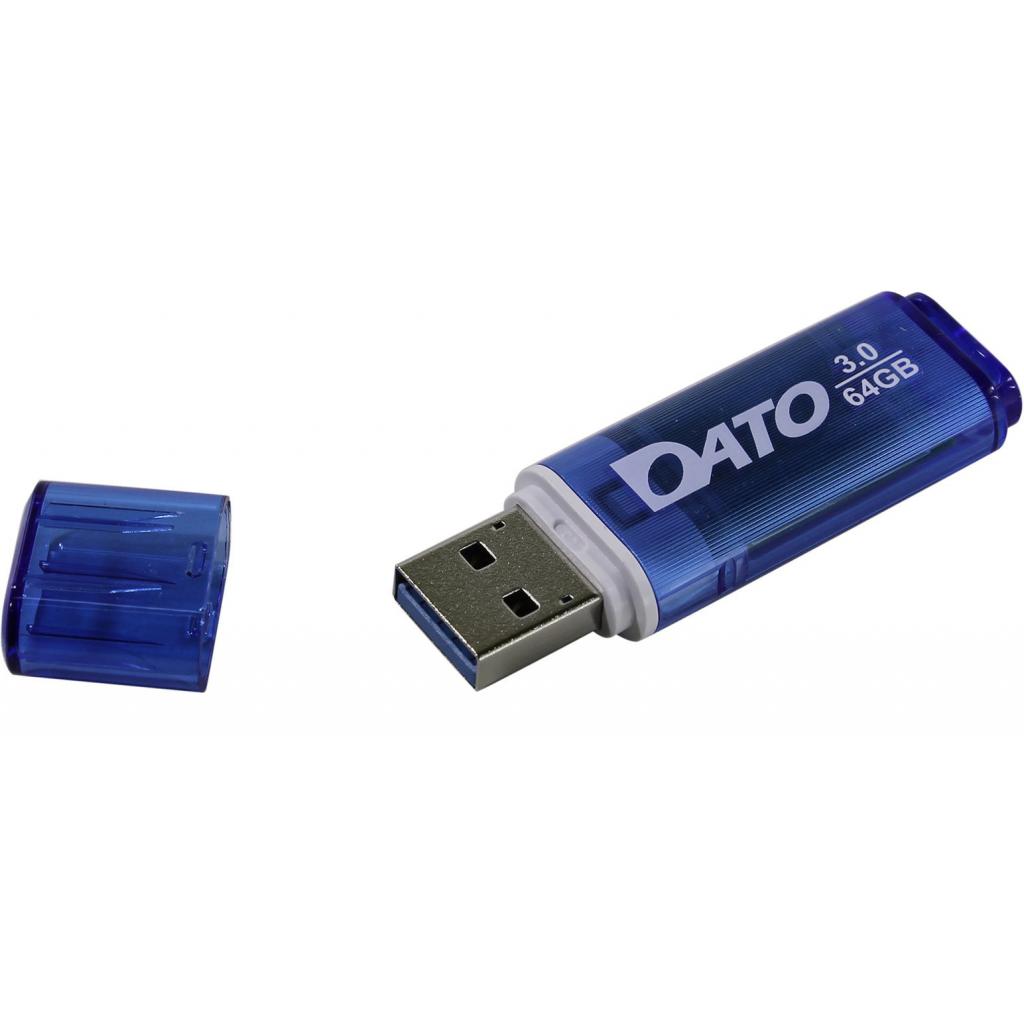 USB флеш накопичувач Dato 64GB DB8002U3 Blue USB 2.0 (DB8002U3B-64G) - зображення 2