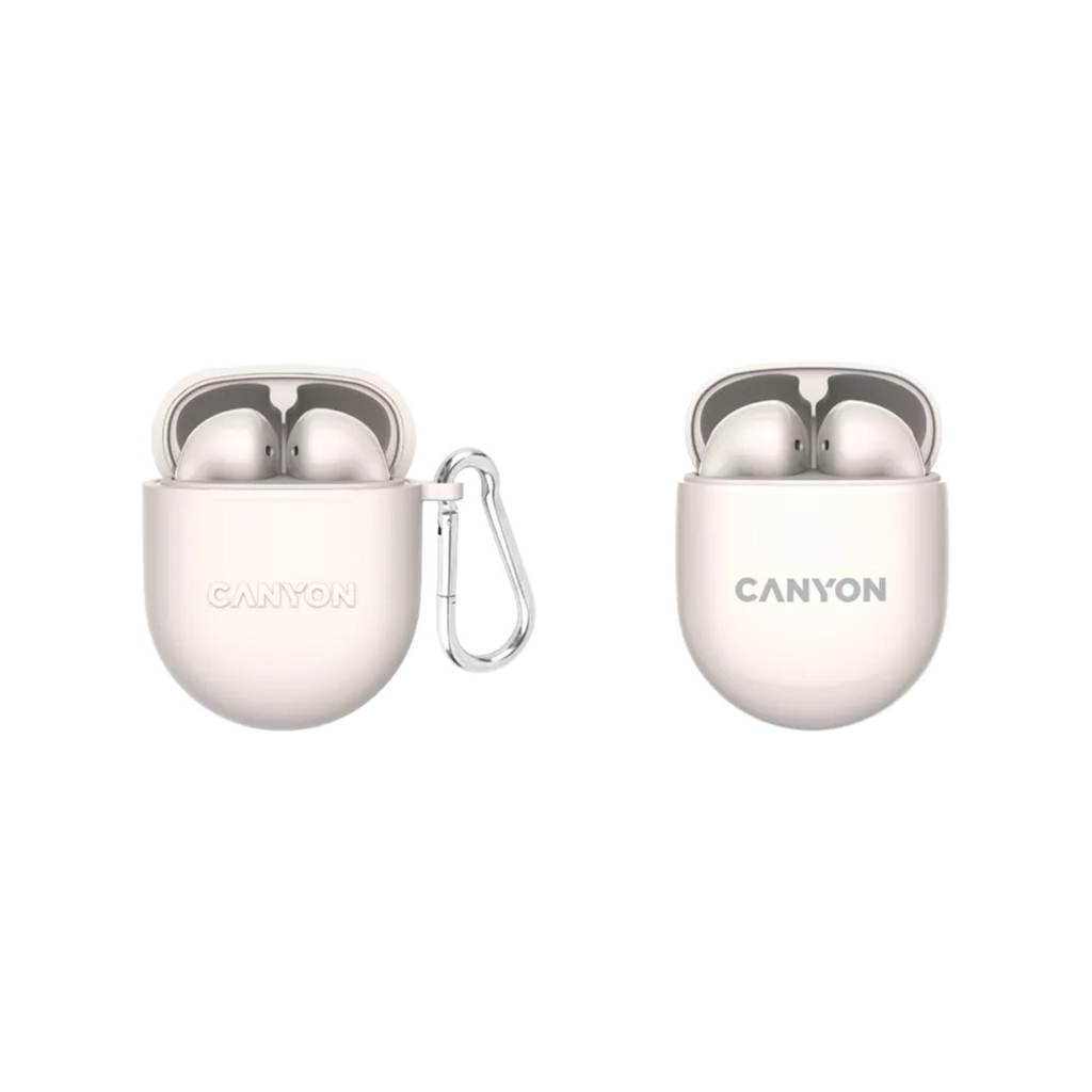 Навушники Canyon TWS-6 Beige (CNS-TWS6BE) - зображення 5