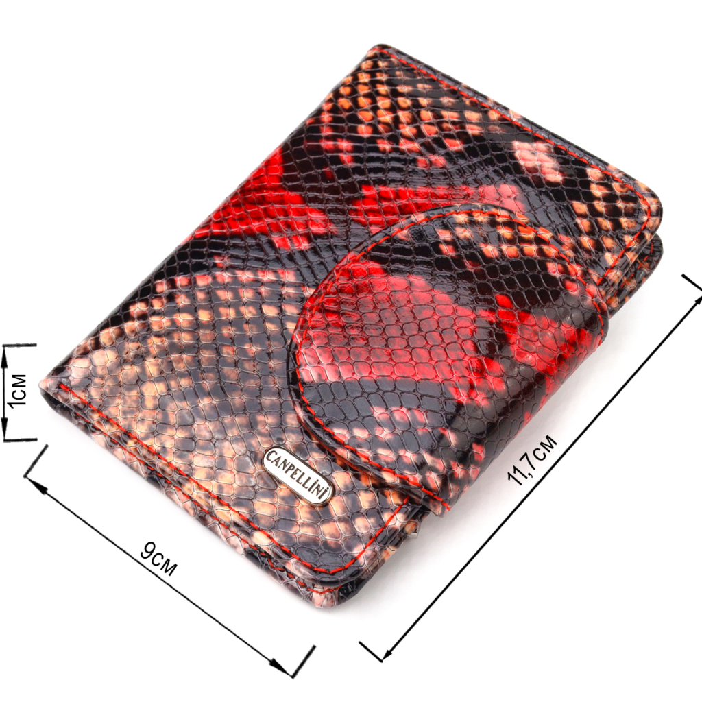 Гаманець Canpellini З натуральної шкіри Різнобарвний (21667) - зображення 3