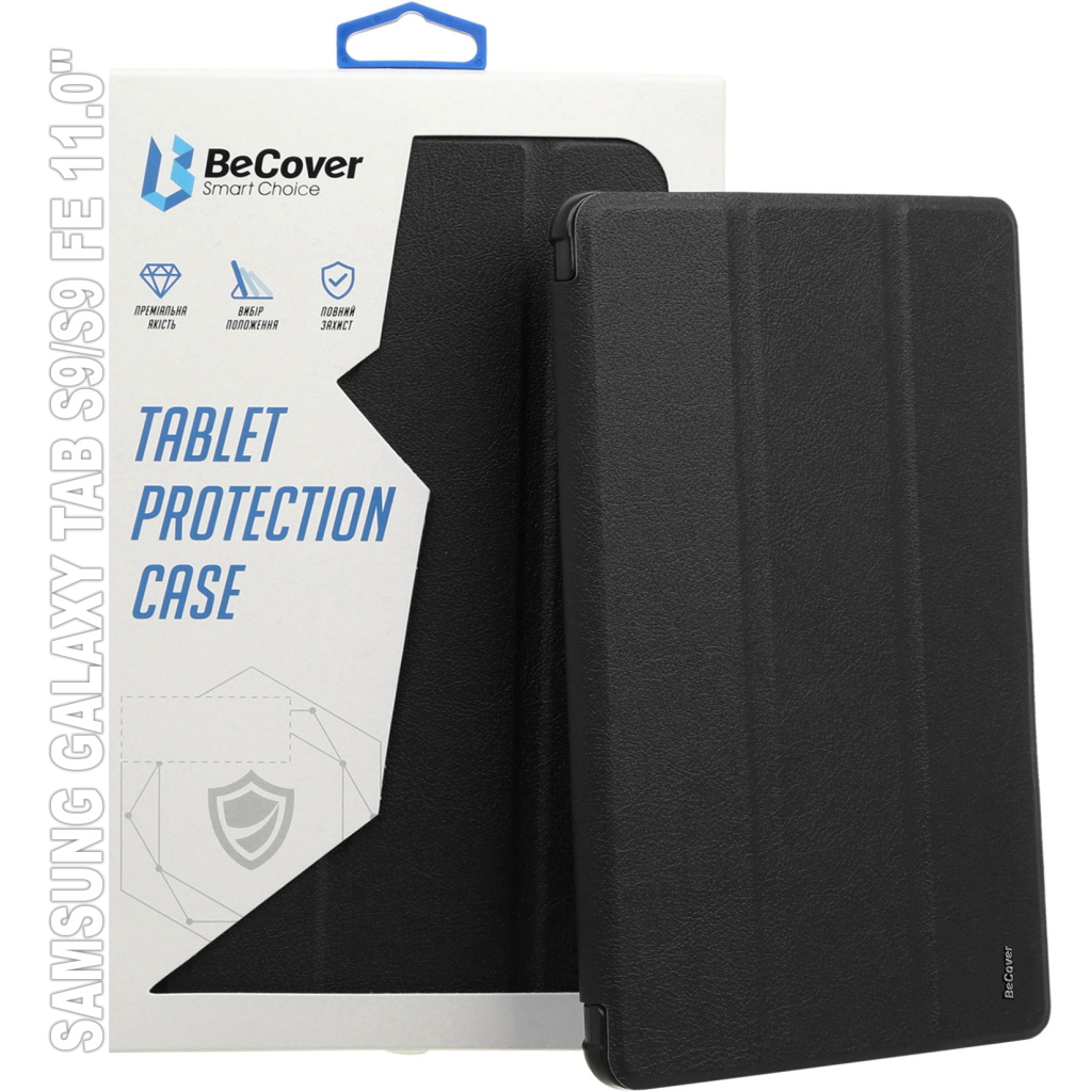 Чохол до планшета BeCover Smart Case Samsung Tab S9 (SM-X710/SM-X716)/S9 FE (SM-X510/SM-X516B) 11.0" Black (709890) - зображення 1