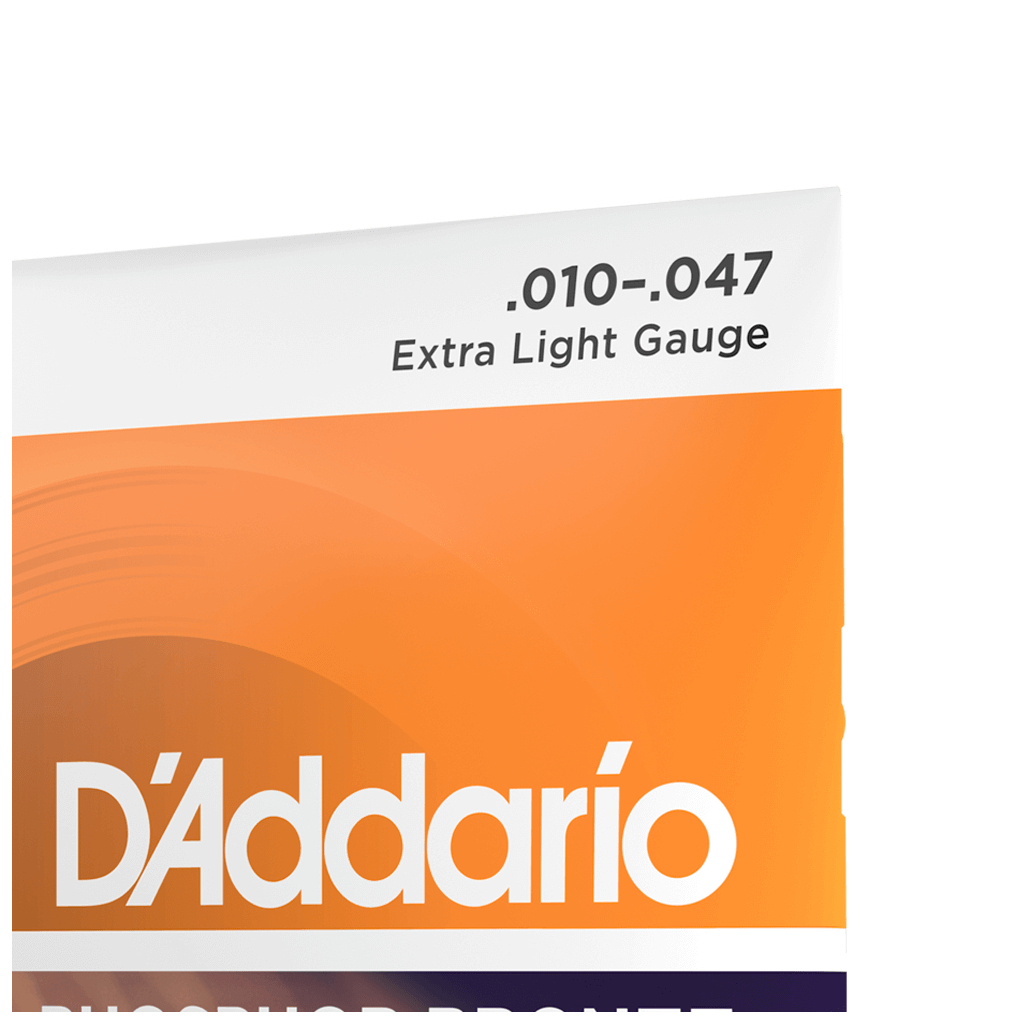Струни для гітари D'Addario Phosphor Bronze Extra Light (10-47) (EJ15) - зображення 4