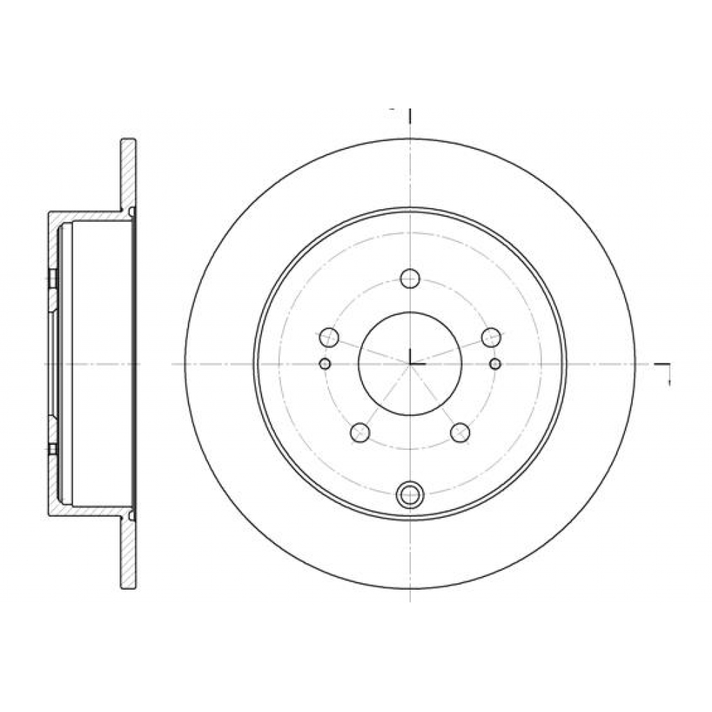 Гальмівний диск REMSA 6997.00 - зображення 1