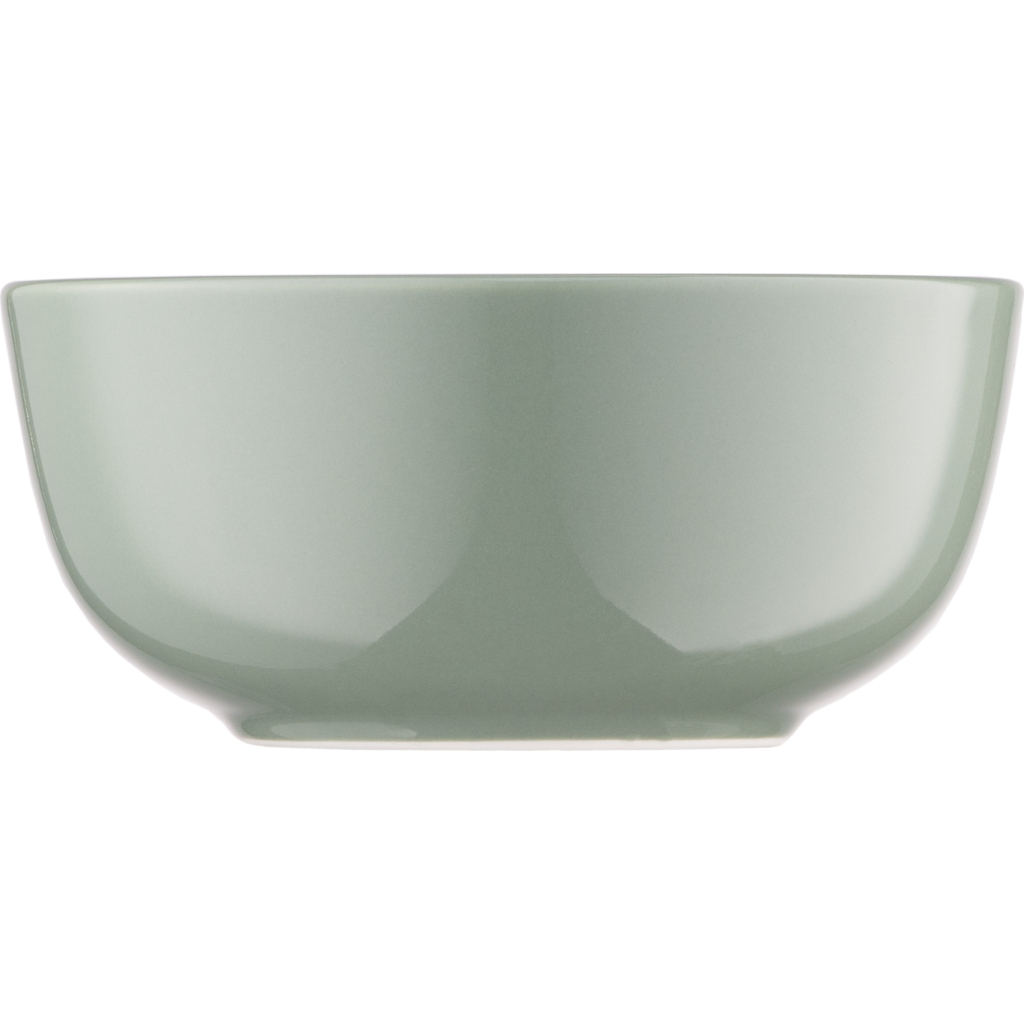 Салатник Ardesto Capri 510мл, 13.8см, порцеляна, зелений (AR0514CG) - зображення 3