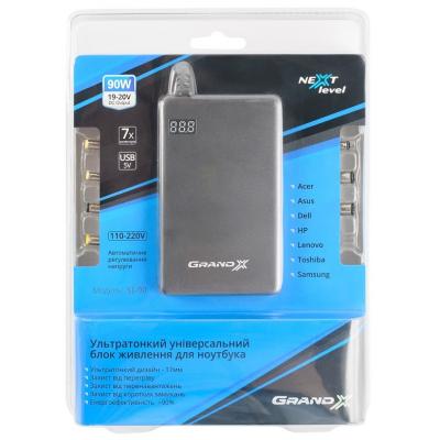 Блок живлення до ноутбуку Grand-X Next Level SL-90 (SL-90) - изображение 1