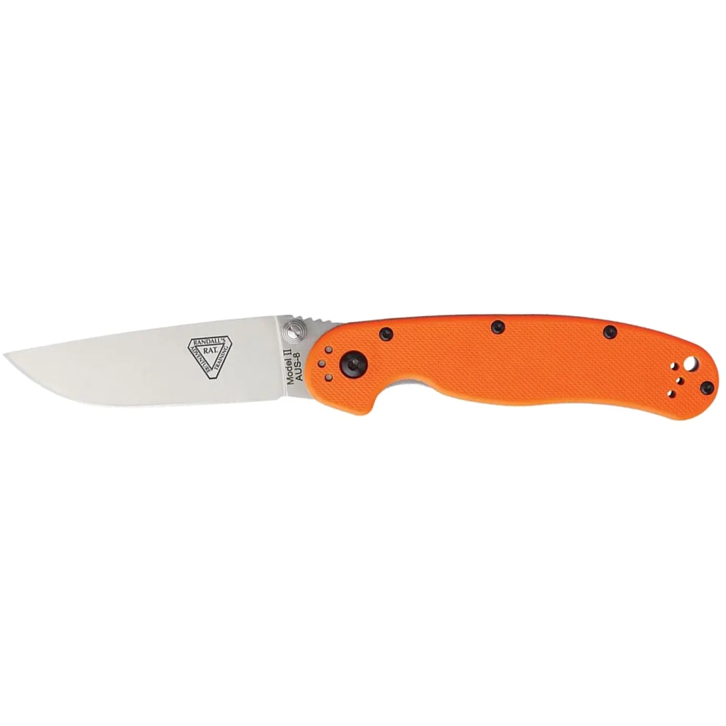 Ніж Ontario Knife RAT II AUS-8 Orange (ON8860OR) - зображення 1