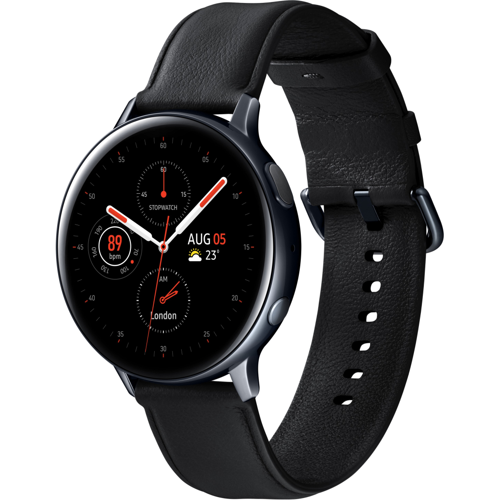 Смарт-годинник Samsung SM-R820S/4 (Galaxy Watch Active2 44mm SS) Black (SM-R820NSKASEK) - зображення 3