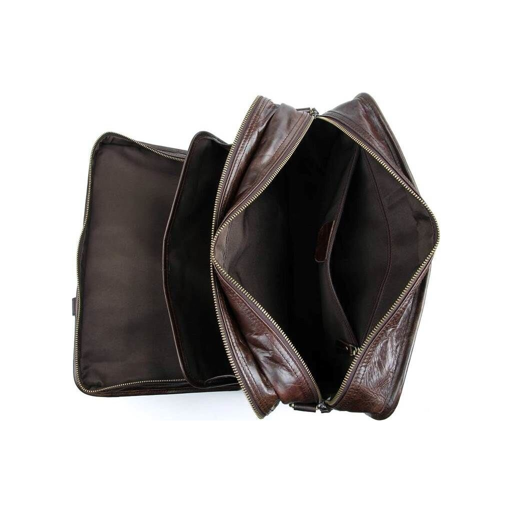 Сумка Vintage З натуральної шкіри Коричнева (14539) - зображення 8