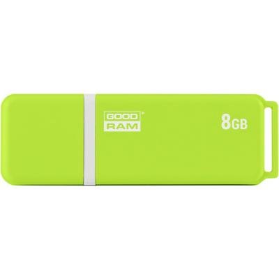 USB флеш накопичувач Goodram 8GB UMO2 Orange Green USB 2.0 (UMO2-0080OGR11) - зображення 1