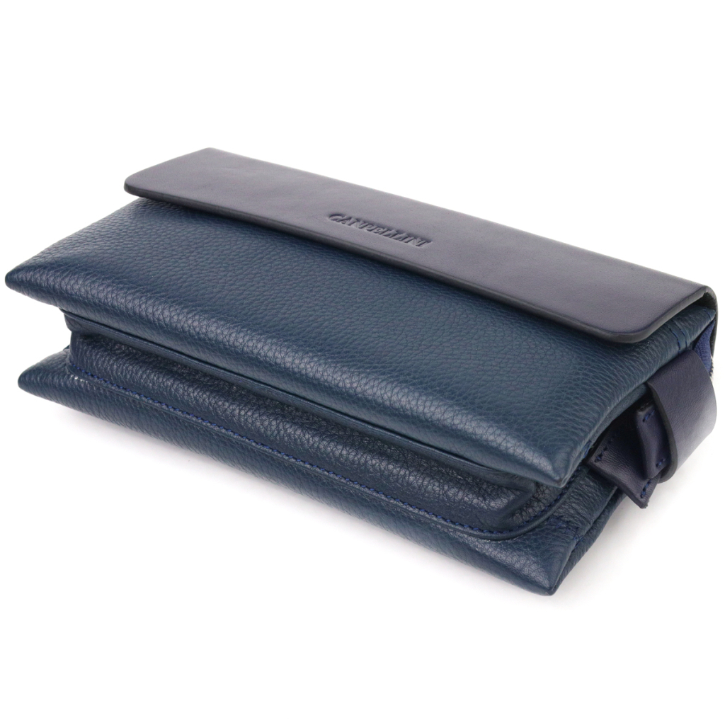 Сумка Canpellini З натуральної шкіри Синя (21565) - зображення 5