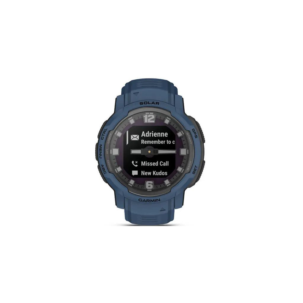 Смарт-годинник Garmin Instinct Crossover Solar, Tidal Blue, GPS (010-02730-02) - зображення 7