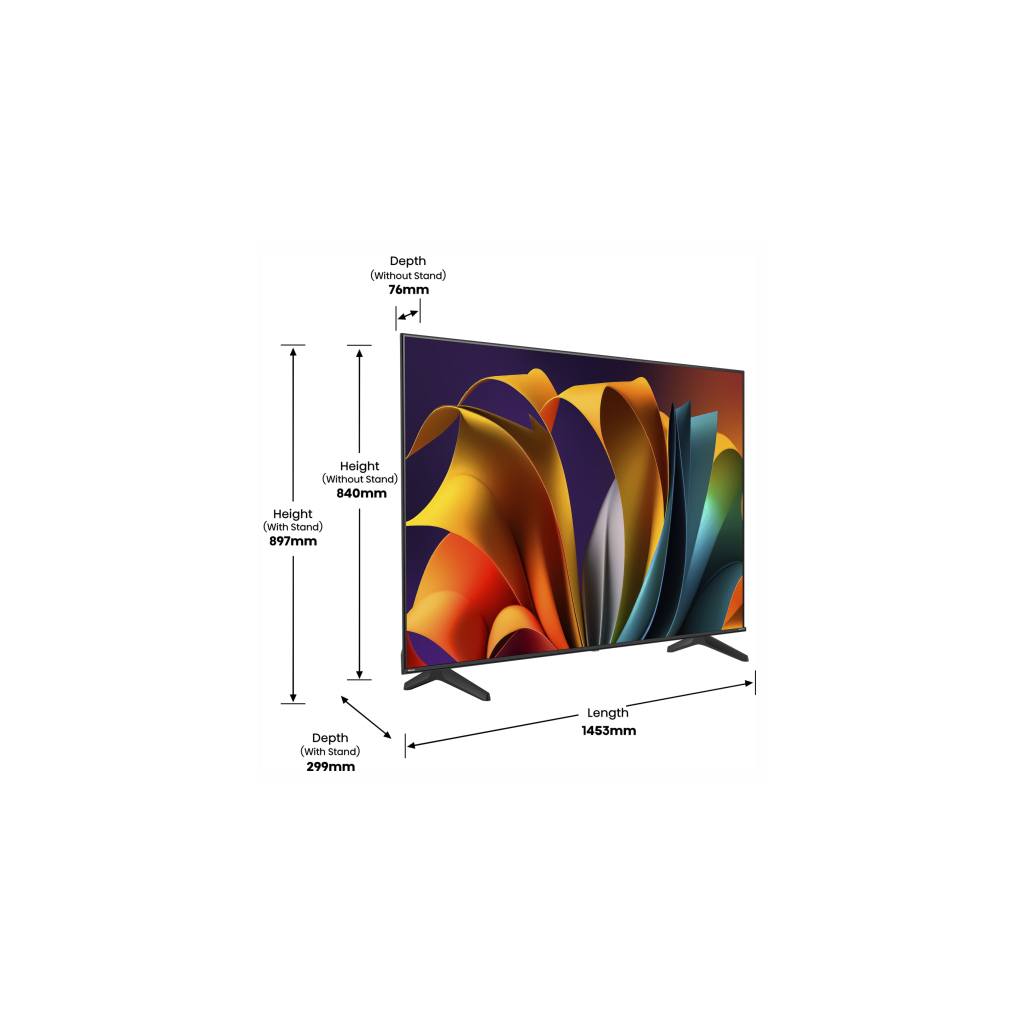 Телевізор Hisense 65A6N - зображення 4
