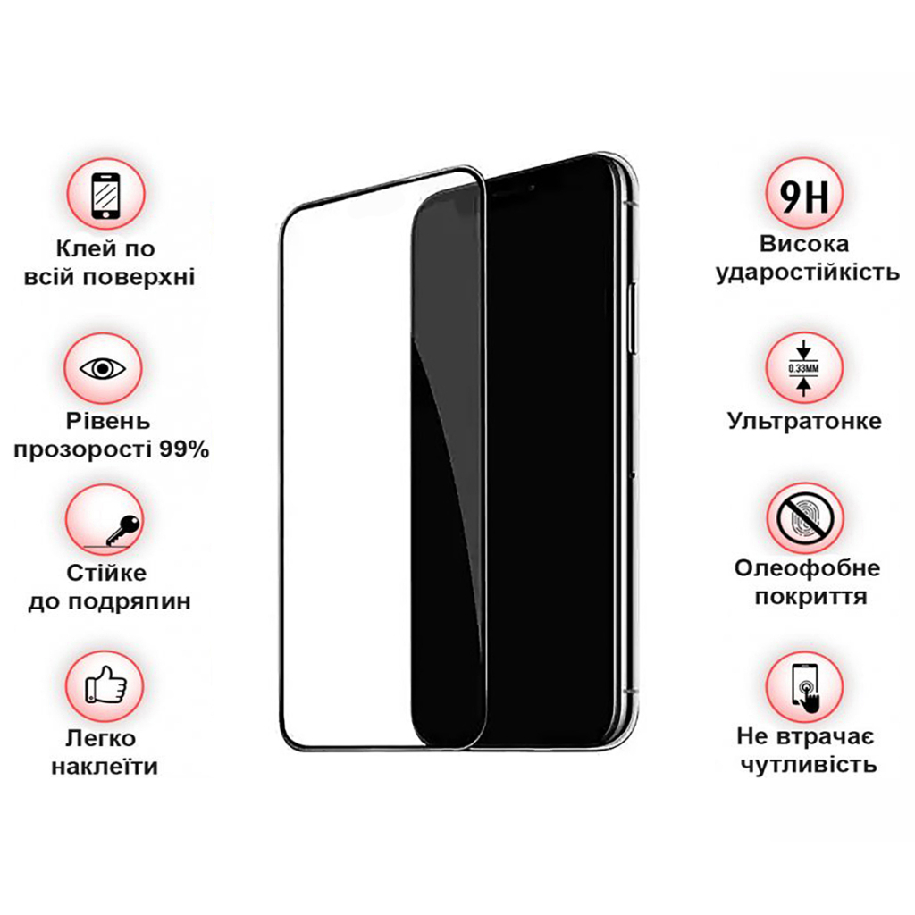 Скло захисне BeCover Apple iPhone 15 Plus/15 Pro Max Black (709788) - зображення 4