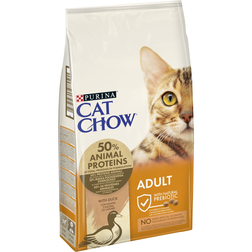 Сухий корм для кішок Purina Cat Chow Adult з качкою 15 кг (7613035394889) - зображення 2
