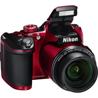 Цифровий фотоапарат Nikon Coolpix B500 Red (VNA953E1) - зображення 3