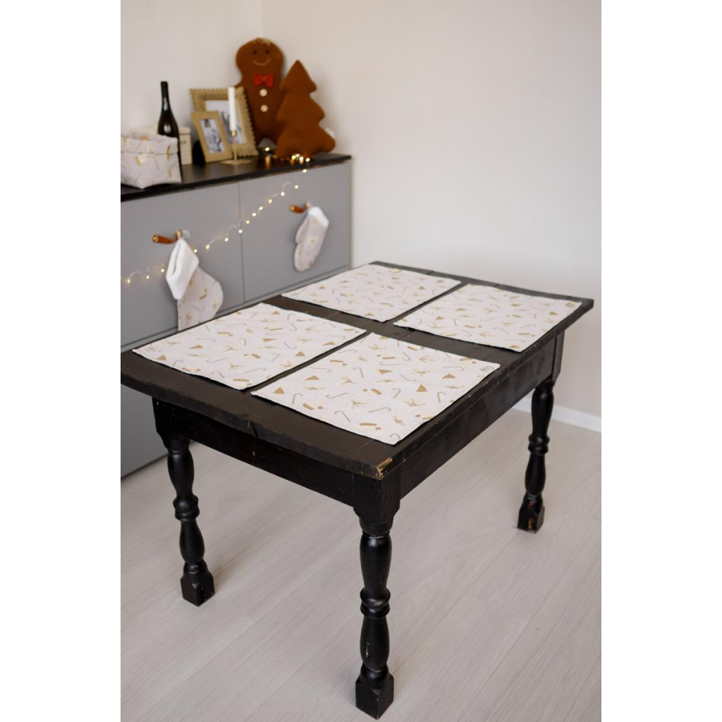 Серветка на стіл Прованс Шапочки на бежевому 35х45 см (036836) - зображення 3