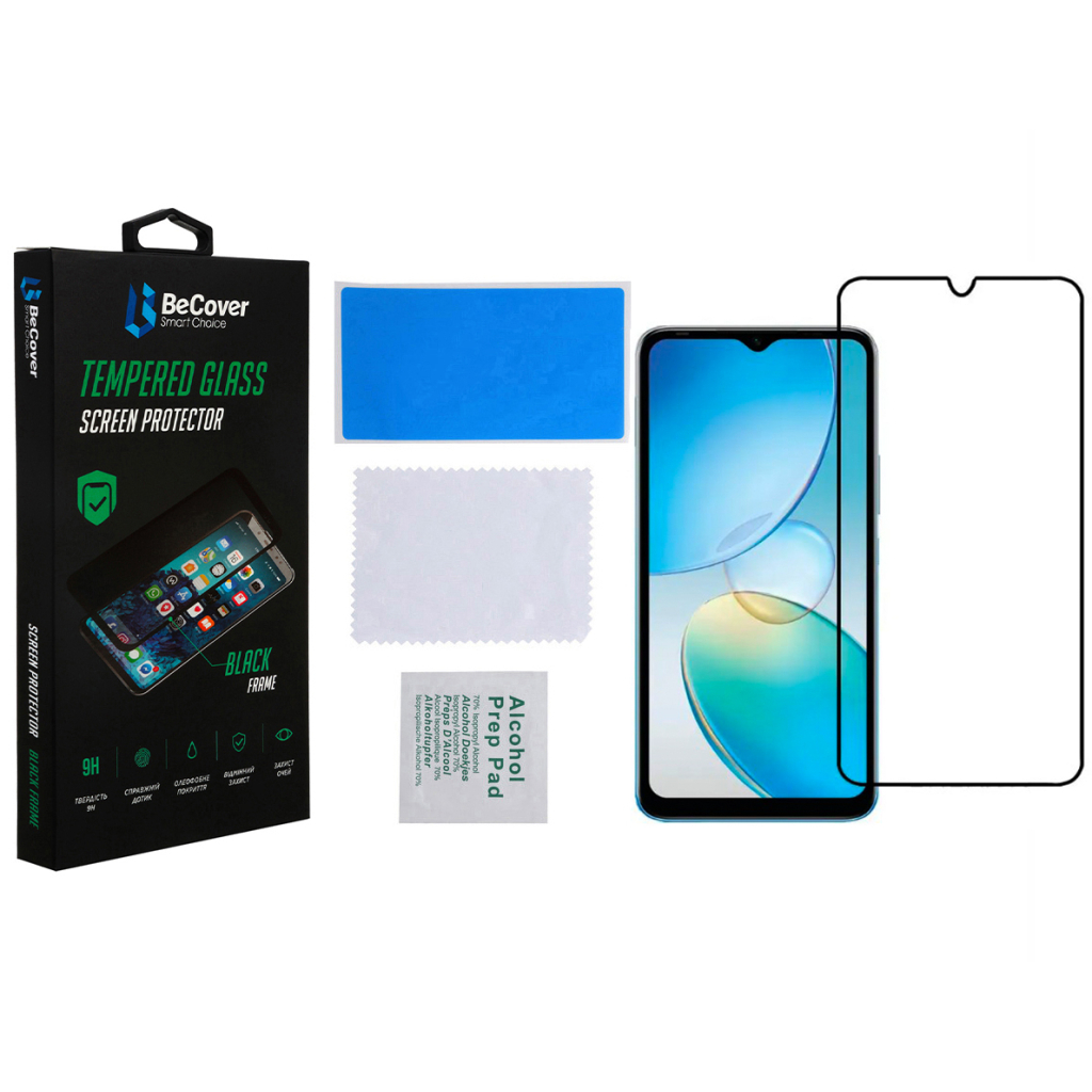 Скло захисне BeCover Infinix Hot 12і (X665B) Black (708540) - зображення 3