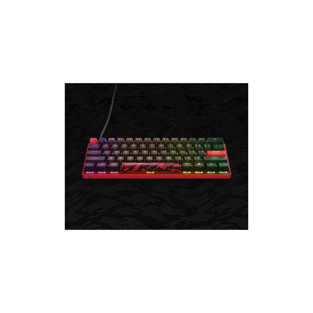 Клавіатура SteelSeries Apex 9 TKL OptiPoint Mini Faze Clan USB UA Red/Black (64853) - зображення 5