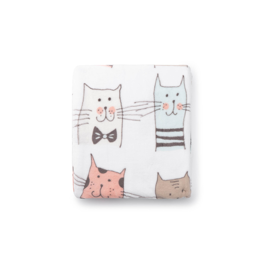 Плед Ardesto Flannel великі коти 160х200 см (ART0113PB) - зображення 5