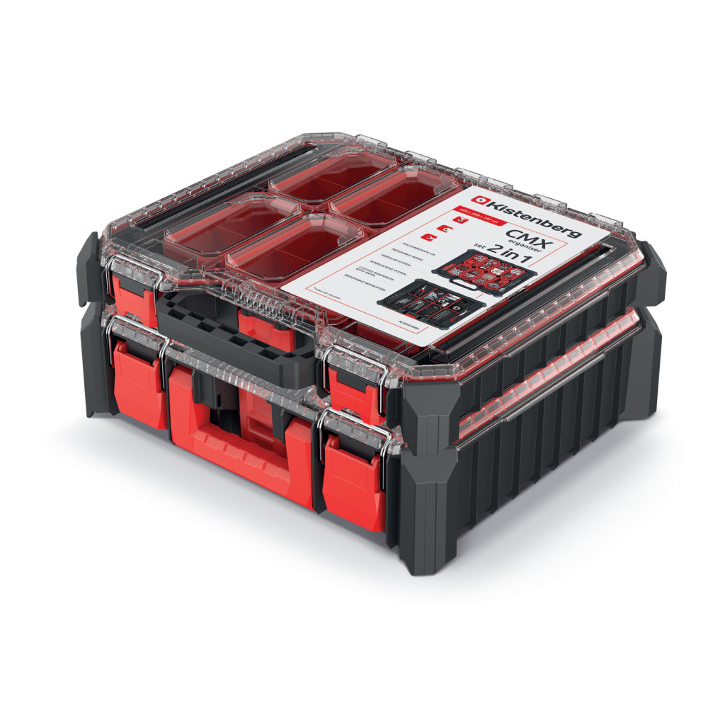 Ящик для інструментів Kistenberg набір органайзерів, 445*390*197, CMX set, KCXS4540BS (KCXS4540BS) - зображення 2