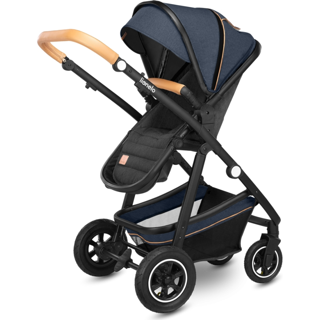 Коляска Lionelo 2 в 1 Amber Blue Navy (LO-AMBER BLUE NAVY (2in1)) - зображення 6