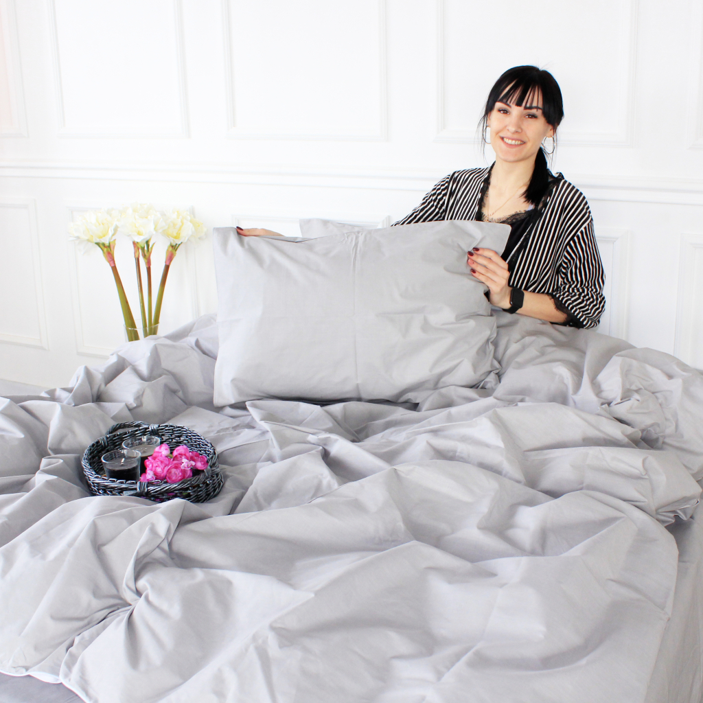 Постільна білизна MirSon Ranforce Elite 16-5703 Light Gray 143х210 односпальна (2200004667348) - зображення 2