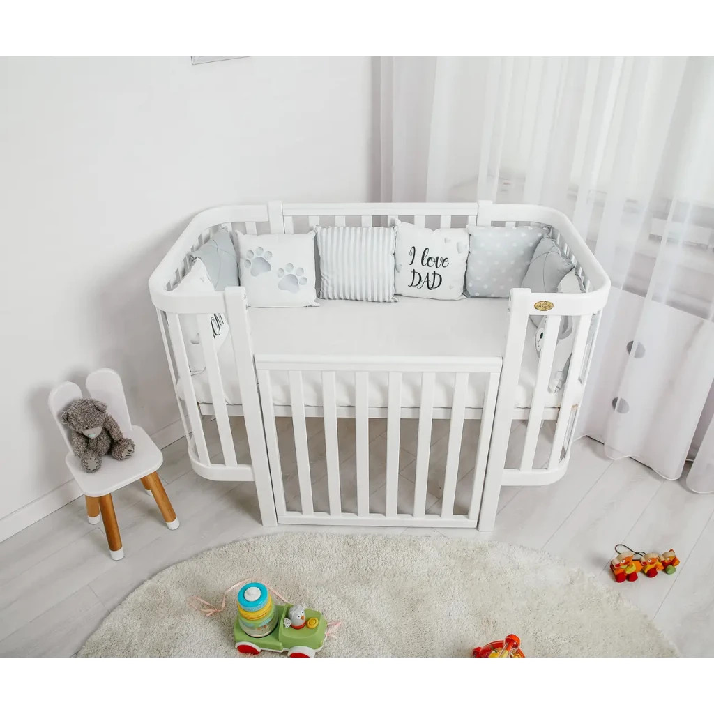 Ліжечко Angelo Magic біле (дерево) 120х60 (12002) - зображення 3