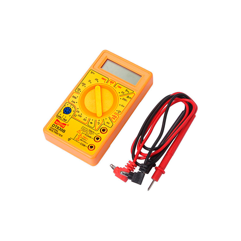 Цифровий мультиметр HAOYUE DT-830B, щупи, Box (HAOYUE DT-830B) - зображення 4