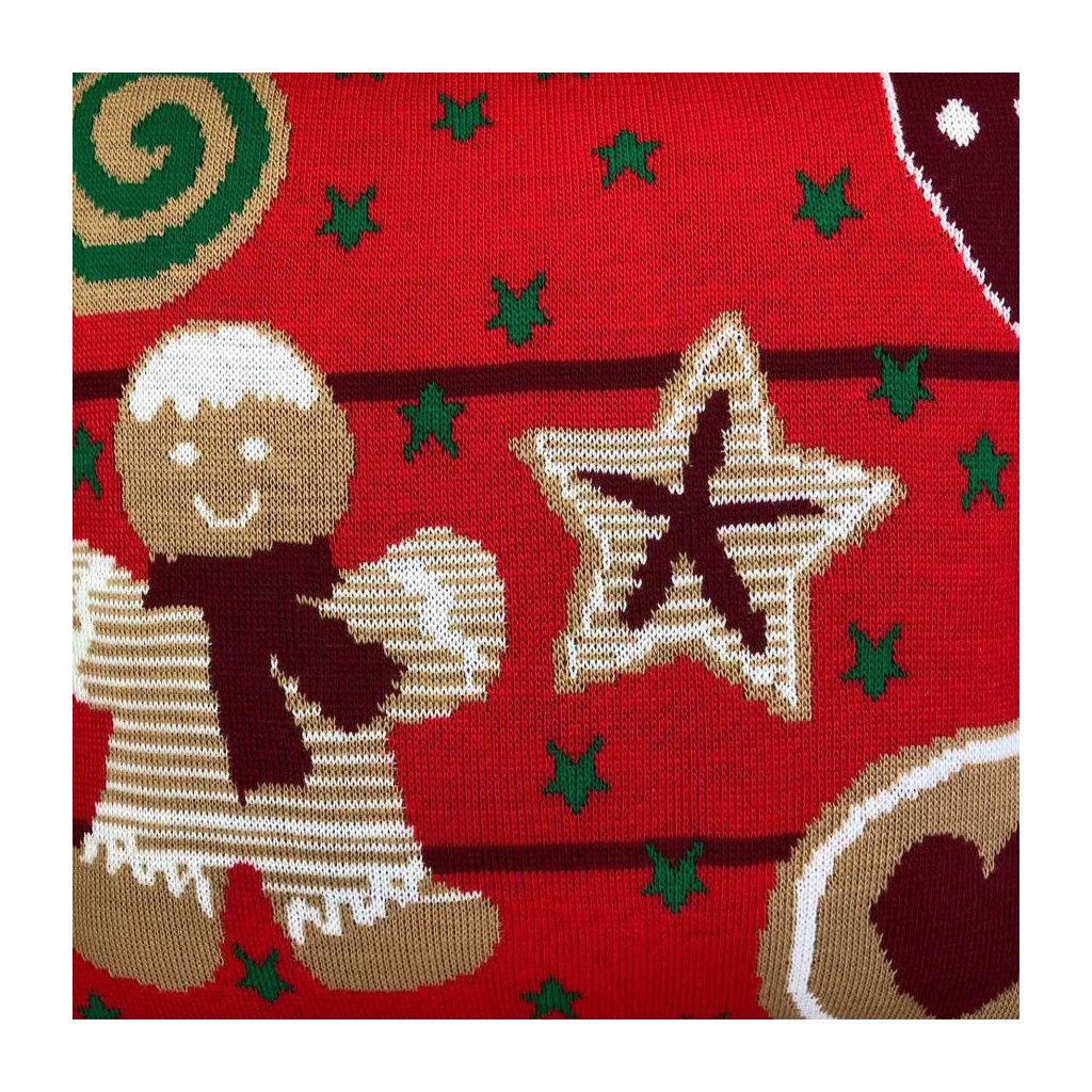 Наволочка Прованс в'язана Печиво 45х45 см Червона (23102) - зображення 3