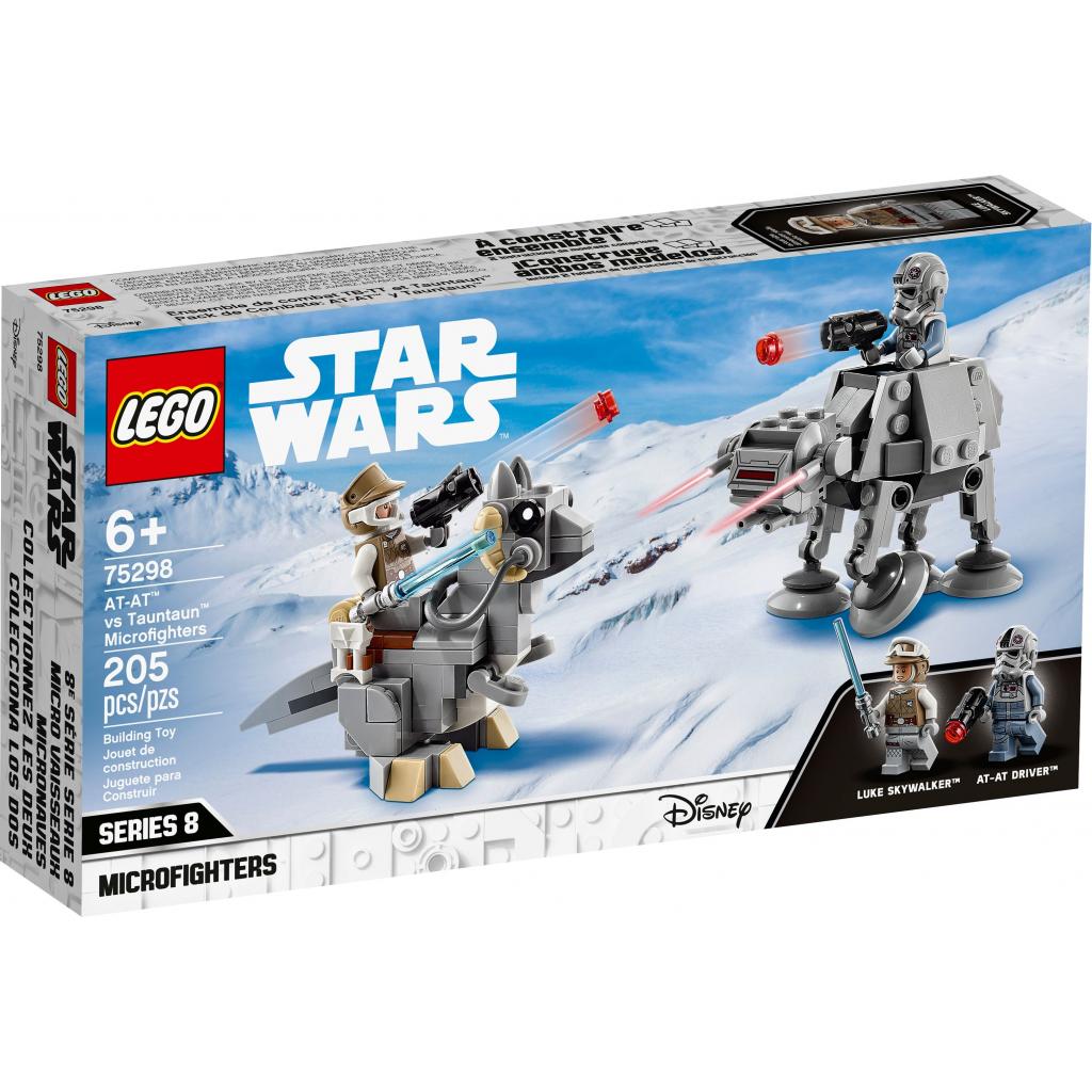Конструктор LEGO Star Wars TM Мікрофайтери: AT-AT проти таунтауна 205 деталей (75298) - зображення 1