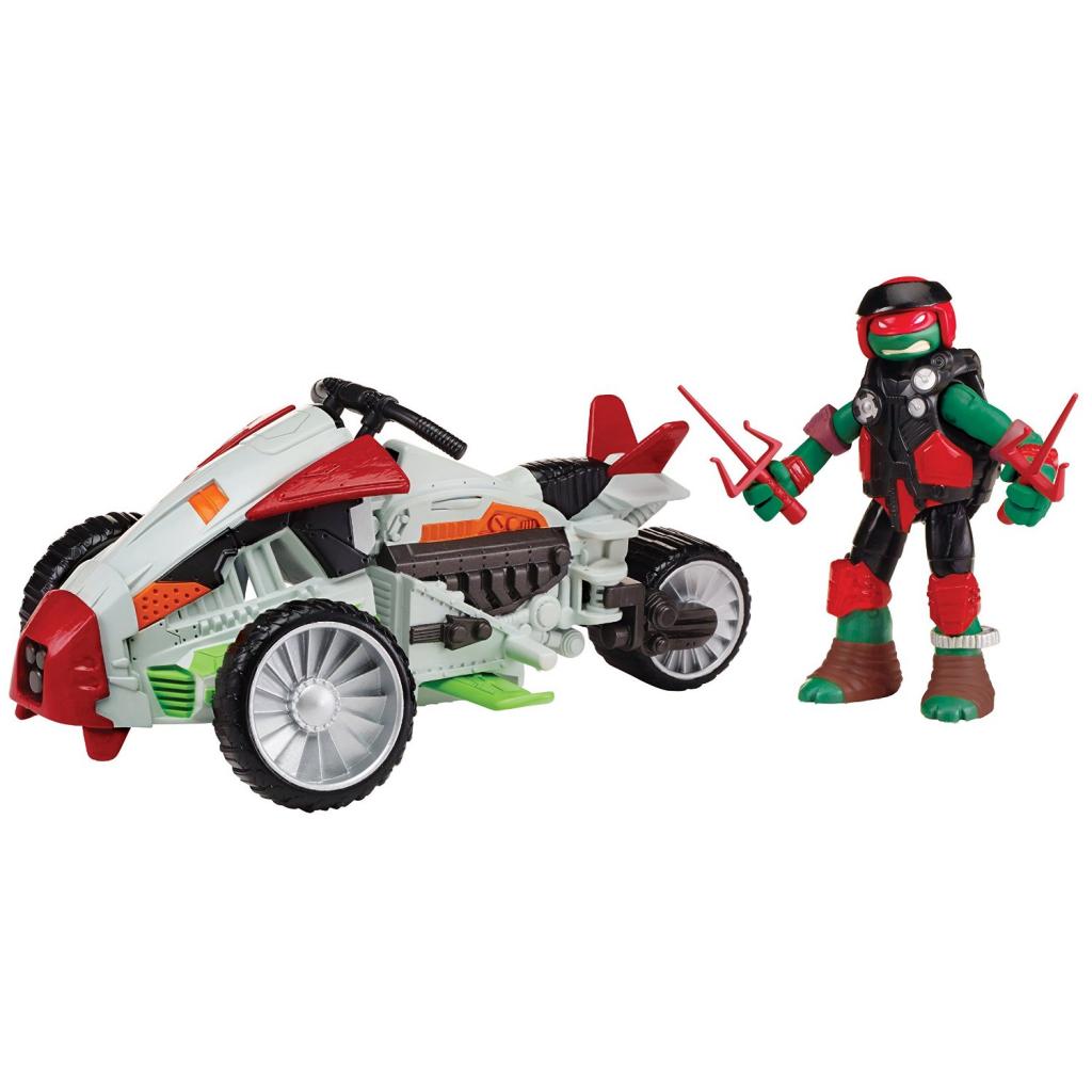 Бойовий транспорт TMNT Черепашки-Ниндзя Квадроцикл и экслюзивная фигурка Рафа (94263) - зображення 2