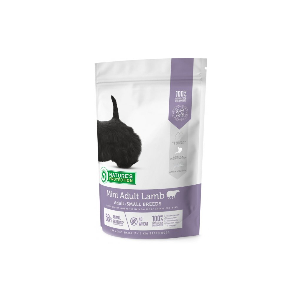 Сухий корм для собак Nature's Protection Mini Adult Lamb Small breeds 500 г (NPS45733) - зображення 1
