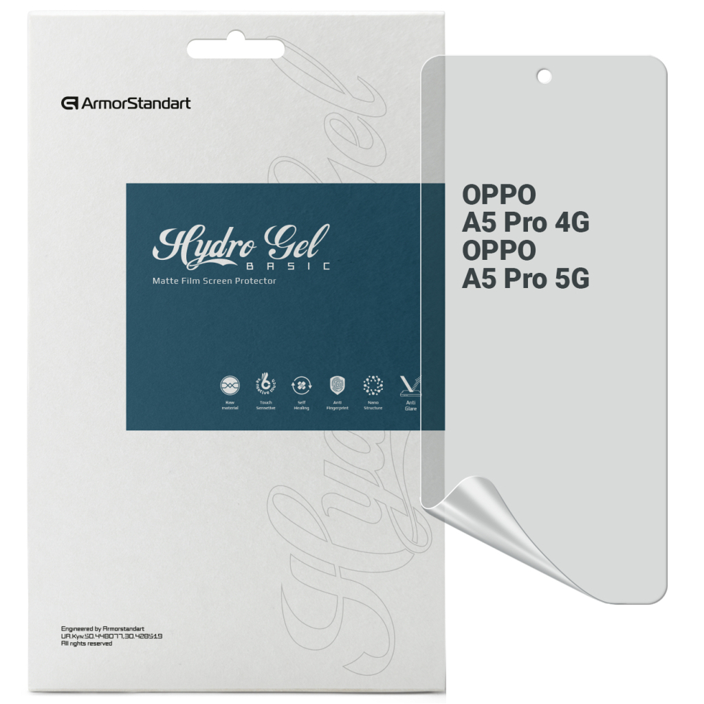 Плівка захисна Armorstandart Matte OPPO A5 Pro 4G / A5 Pro 5G (ARM85400) - зображення 1
