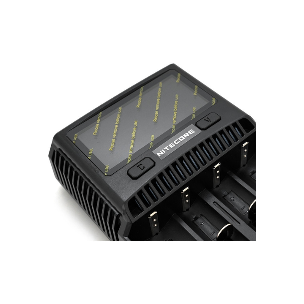 Зарядний пристрій для акумуляторів Nitecore SC4 (4 channels, LCD, Li-ion, Ni-MH, Ni-Cd, AA(R6), ААA(R03), AAAA, С(R14), 3A) (NITD4LCDSC4) - зображення 2