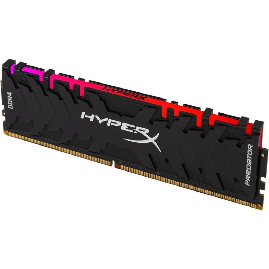 Модуль пам'яті для комп'ютера DDR4 8GB 3600 MHz HyperX Predator RGB Kingston Fury (ex.HyperX) (HX436C17PB3A/8) - зображення 2