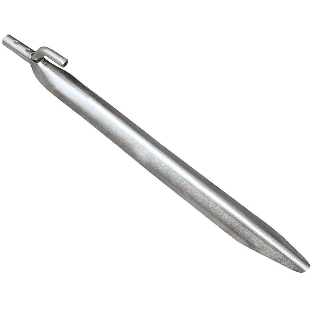 Комплект кілочків High Peak Steel V-Peg with Hook 24 см 6 шт Silver (928995) - зображення 2
