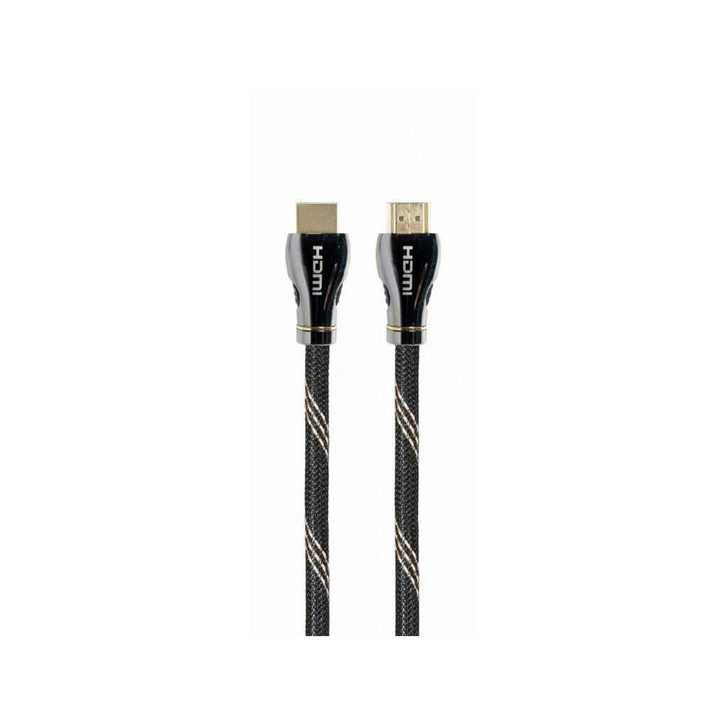 Кабель мультимедійний HDMI to HDMI 1.0m V.2.1 Premium Cablexpert (CCBP-HDMI8K-1M) - зображення 1