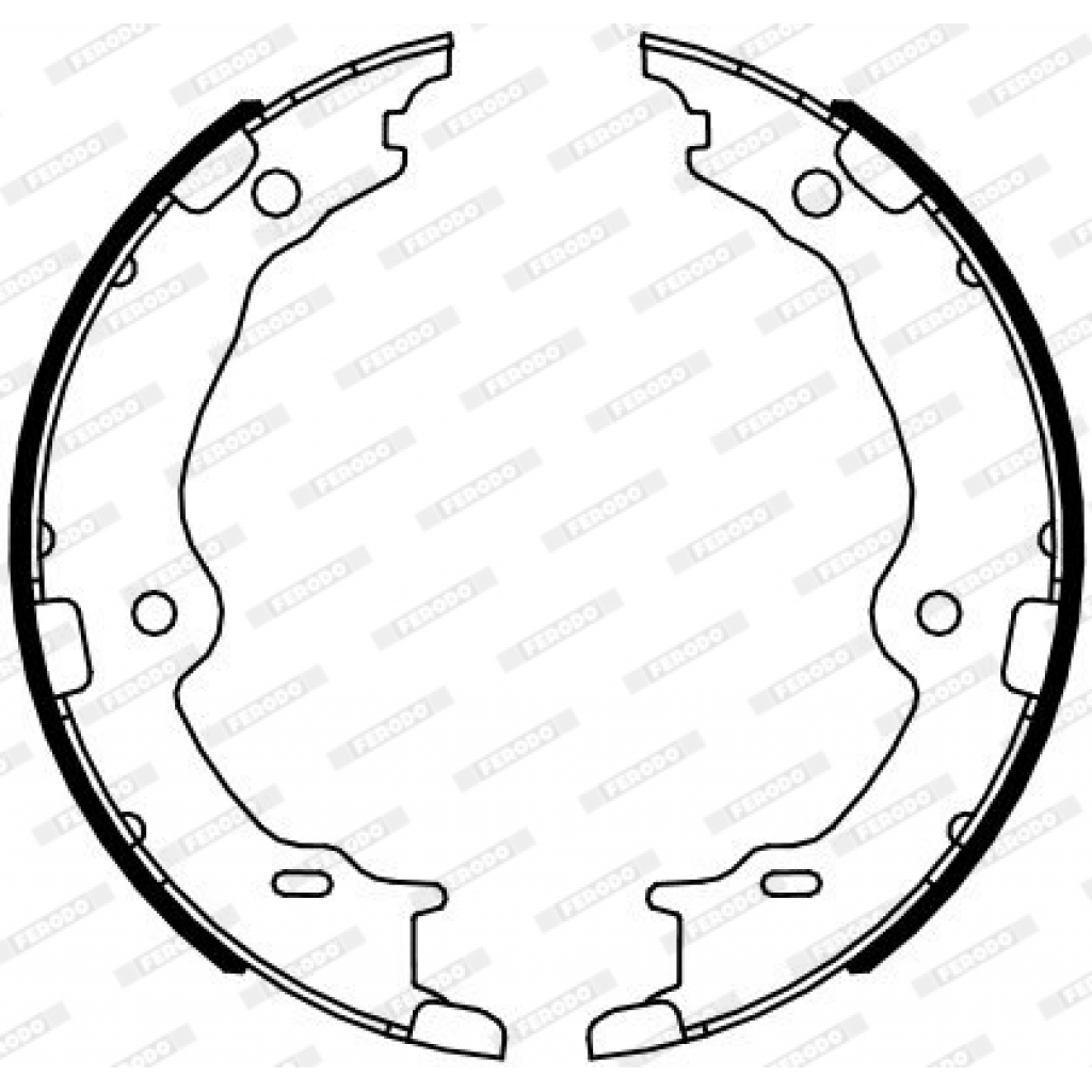 Гальмівні колодки FERODO FSB4123 - зображення 2